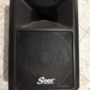Ηχεία Seer 200watt & Ενισχυτής Phonic MAX2500 2×750watt
